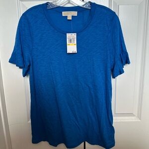 Michael Kors Blue Short Sleeve Tee